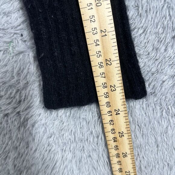 Helmut Lang Tie Dye Crew Neck Long Sleeve 100% Cashmere Sweater Top Size M Black - Picture 5 of 6